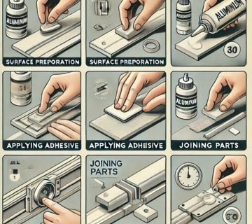 Aluminium lijmen
